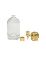 مجموعة زجاجة عطر فارغة حجم 100 مل شفاف