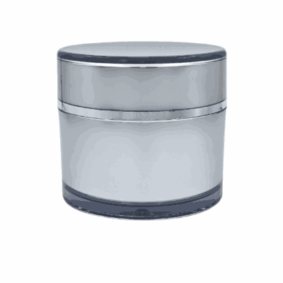 علبة كريم (خمرية) اكليلك 150 مل فضي فارغة