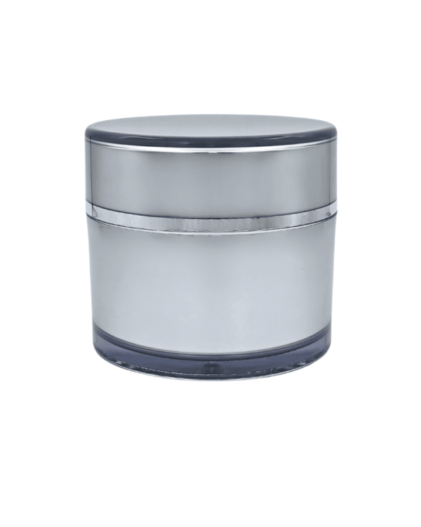 علبة كريم (خمرية) اكليلك 150 مل فضي فارغة