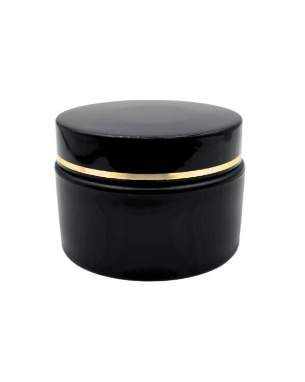 علبة كريم (خمرية) بلاستيك 50 مل اسود