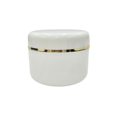 علبة كريم (خمرية) بلاستيك 250 مل ابيض