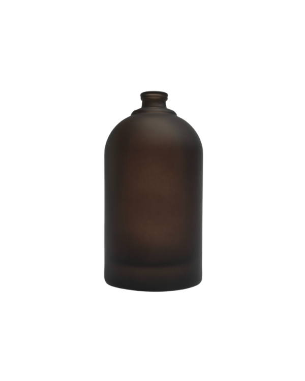 زجاجة عطر كبس فارغة حجم 100 مل بني