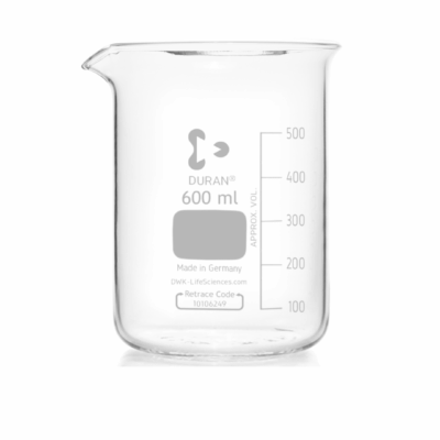 كاس مختبر 600 مل الماني