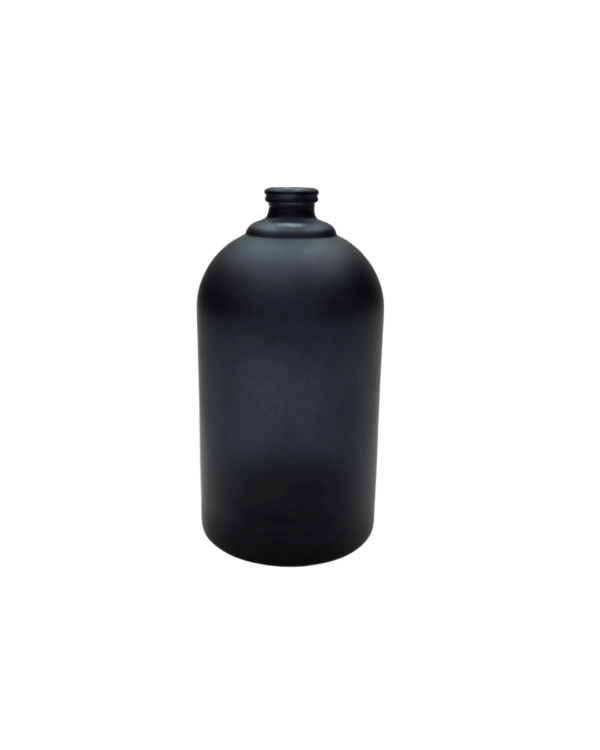 زجاجة عطر كبس فارغة حجم 100 مل اسود