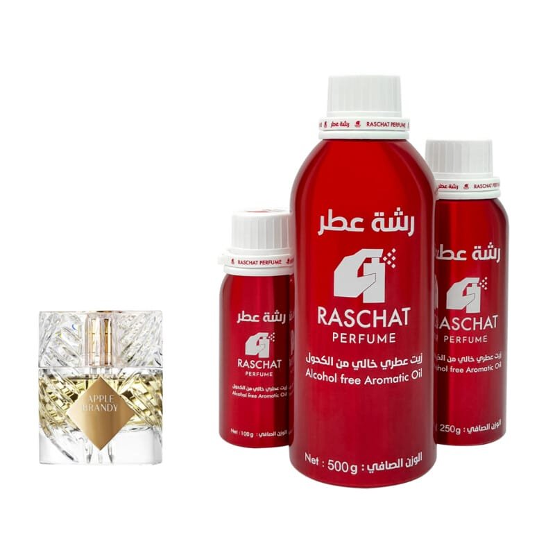 زيت عطر ابل براندي اون ذا روكس للجنسين من رشة عطر - Apple Brandy on the Rocks for women and men