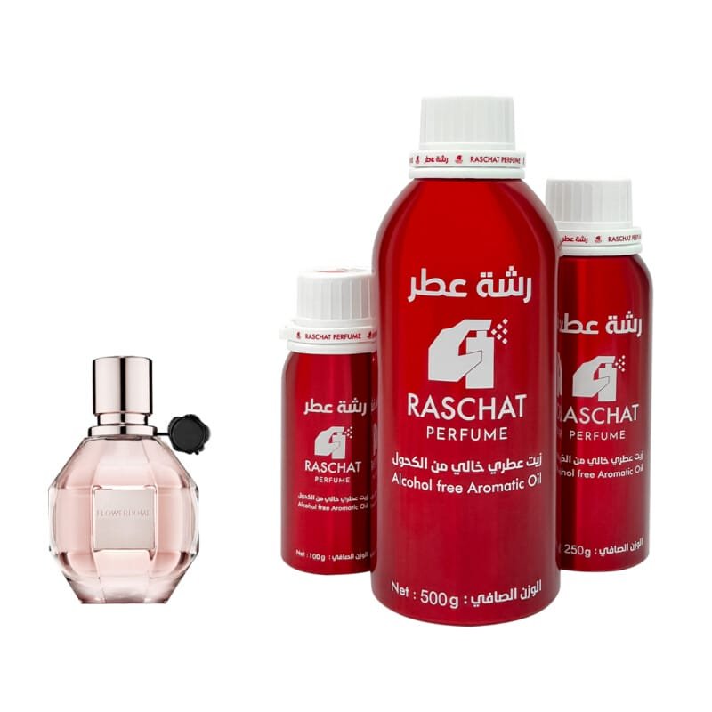 زيت عطر فلور بومب نسائي من رشة عطر - Flowerbomb for women