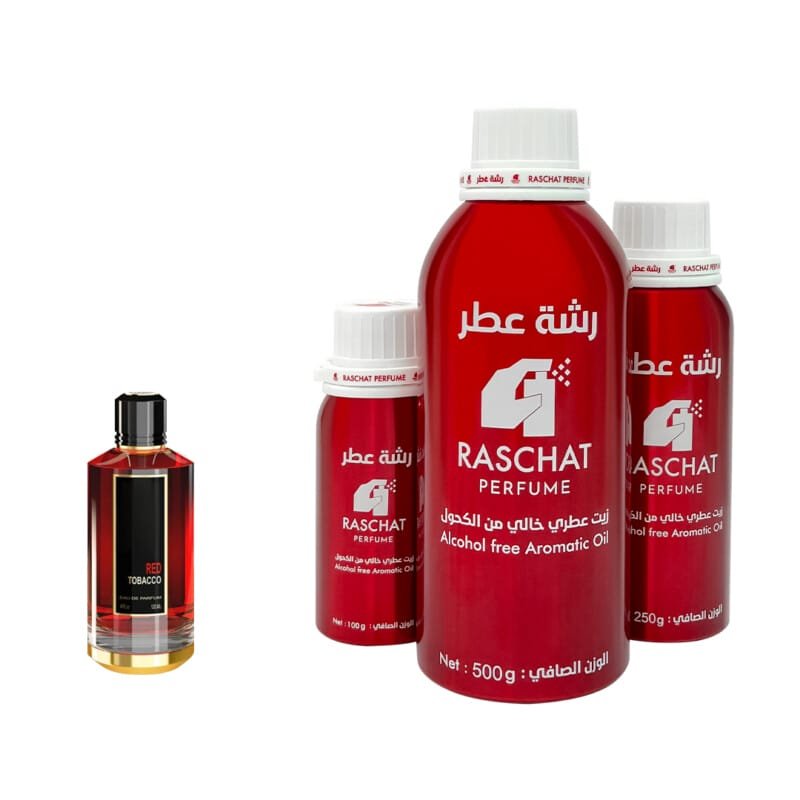 زيت عطر رد توباكو مانسيرا للجنسين من رشة عطر - Red Tobacco for women and men
