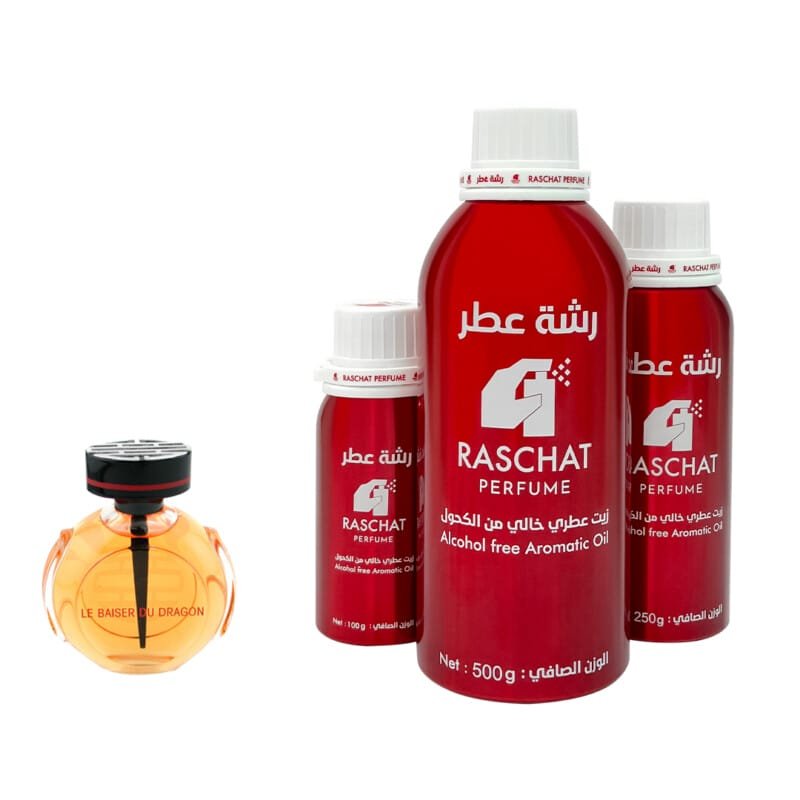 زيت عطر لي بايسر دو دراقون نسائي من رشة عطر - Le Baiser Du Dragon for women